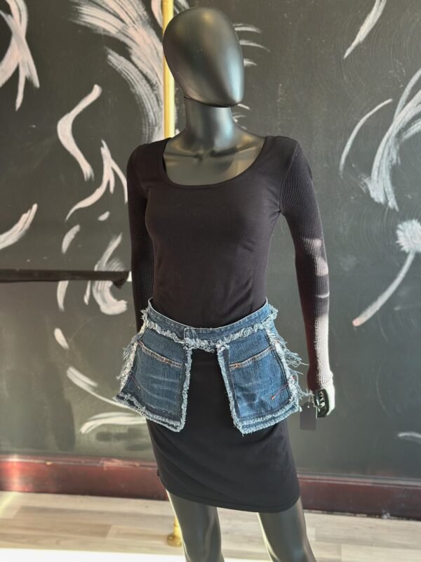 Jean Belt with Frayed Lining - Image 2