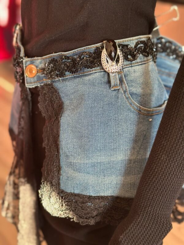 Jean Belt with Black Lace Lining - Image 4
